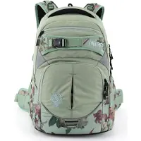 Nitro Schulrucksack Rucksack Daypacker Collection Superhero Backpack 30L Dead Flower grün mehrfarbig