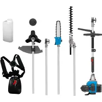 Güde Gartenpflege-Set GPS 1001 Freischneider Trimmer Heckenschere Astkettensäge