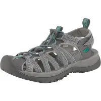 Keen Sandale Damen WHISPER W-MEDIUM GREY/PEACOCK GREEN
