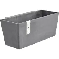 Ecopot's Blumentopf "MANHATTAN M Grey", BxTxH: 17,2x17,515 cm