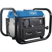 Scheppach Benzin Stromgenerator SG1000 Stromerzeuger Generator | 63 cm³ 1,6 PS 2-Takt Motor | max.700 W | 4 Liter Tank | 230 V Steckdose