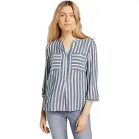 Tom Tailor Schlupfbluse mit verdeckter Knopfleiste