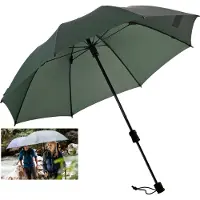 Euroschirm Swing handsfree Outdoor-Regenschirm oliv-grün