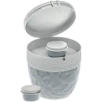 Koziol Lunchbox "BENTOBOX L", (1 tlg.), spülmaschinengeeignet,melaminfrei, inkl. Minidosen für Dressing,800 ml