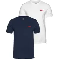 Levi's Herren T-Shirts, 2er Pack - "The Graphic Tee - 2 Pack", Rundhals, Baumwolle