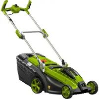 Zipper ZI-CRM40V-AKKU Comfort HandgefÃ1/4hrter Rasenmäher, Elektromotor, 37cm Schnittbreite, Grasfang hinten