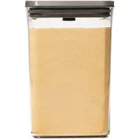 Oxo 3118200, Universalbehälter, 4,2 l, Kunststoff, Silikon, Edelstahl, Transparent, Abnehmbarer Deckel, Rechteckig