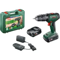 Bosch Powertools Akku-Bohrschrauber UniversalImpact 18V, 2 x Akku PBA 18V 1.5Ah, Tragekoffer