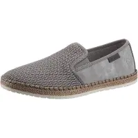 Rieker Herren Mesh Slipper grau