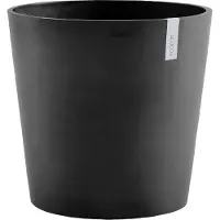 Ecopot's Blumentopf "AMSTERDAM Dark Grey", BxTxH: 50x50x43,8 cm, mit Wasserreservoir