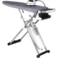 LauraStar S Pure Xtra, Hygienischer Dampf, Entfernt 99,9% Bakterien & Viren, Professionelles Bügeleisen, Aktivbügeltisch, Abnehmbarer Wassertank