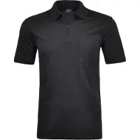 Ragman Poloshirt , Herren, Gr. M, schwarz, Piqué, 61% Baumwolle, 39% Polyester, regular fit, ohne Ausschnitt, Shirts Poloshirt