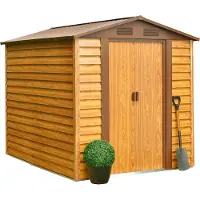 Pergart Gerätehaus "Frankfurt II 86" braun 4,03 m²