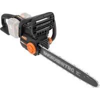 WORX WG385E.9, 40 cm, Bürstenlos, 18 m/s, 1,1 mm, Schwarz, Orange, Akku