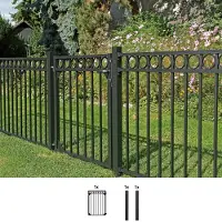 Alberts Zauneinzeltür "Circle", Breite: 96,5 cm, Höhe: 100 und 120 cm, versch. Farben
