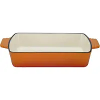 GSW Auflaufform "ORANGE SHADOW", Gusseisen, (1 St.), für gleichmäßige Wärmeverteilung und -speicherung, Induktion