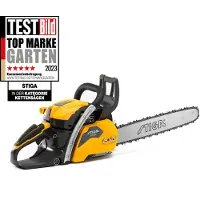 Stiga Benzin-Kettensäge CS 755 (18"), 52 cm³ Motor (3,12 PS), 45cm Schnittlänge