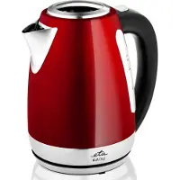 Eta Wasserkocher Ela Digi Rot Artikel Nr.: ETA959890010 Wasserkocher im eleganten Edelstahl-Design mit der Funktion der Temperaturkontrolle und farbige Kontrollleuchte