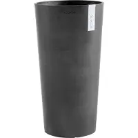 Ecopot's Blumentopf "AMSTERDAM MID HIGH Dark Grey", BxTxH: 34x34x66 cm