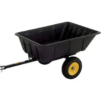 Polar Anhänger Schubkarre "LG900" schwarz 175 x 94 x 71 cm (L x B x H)
