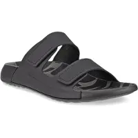 Ecco Pantolette "COZMO W" Sommerschuh, Schlappen mit zwei Klettverschlussriemen
