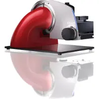 Graef SKS Line 700 rot - Freitragender Allesschneider- Messer Ø170 mm - mit Led-Beleuchtung