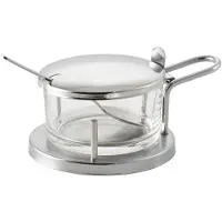 Aps Menage "Classic", für Parmesan, Edelstahl/Glas