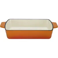 GSW Auflaufform "ORANGE SHADOW", Gusseisen, (1 St.), für gleichmäßige Wärmeverteilung und -speicherung, Induktion