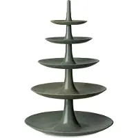 Koziol Etagere Bio-Circulair Babell Extra Groß Nature Ash Grey