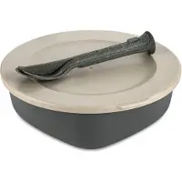 Koziol Frischhaltebox Bio-Circulair Connect Box Ready Nature Ash Grey 1,3L