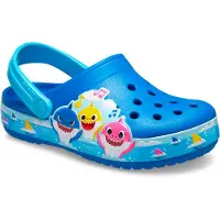 Crocs Fun Lab Baby Shark Band Holzschuhe Blau EU 19-20 Mädchen Blau EU 19-20