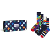 Happy socks 4er Pack Unisex Socken - Geschenkbox, Classics, gemischte Farben