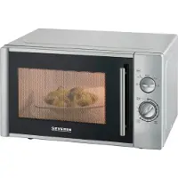 Severin 7772000, Arbeitsplatte, Solo-Mikrowelle, 28 l, 900 W, Drehregler, Silber