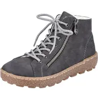 Rieker Schnürstiefel Grau