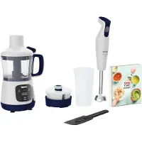 Tefal Yummy Gourmet HB55W4, Kochmixer, 0,8 l, 1,1 m, 600 W, Weiß