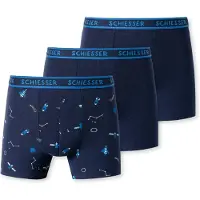 Schiesser Boxershorts "Original Classics", (3er-Pack), mit tollem Motiv