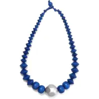 Collezione alessandro Kette mit Anhänger "Kara" mit Holzperlen