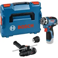 Bosch Akku-Bohrschrauber GSR 12V-35 FC, 2 x Aufsätze in L-BOXX