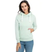 Deproc Kapuzensweatshirt "HildaCMYK II WOMEN", weiche Fleecejacke mit Kängurutasche
