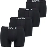 Levi's Levis Boxershorts Packung, 4er-Pack, mit breitem Logobund