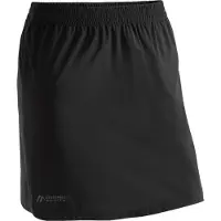 Maier Sports Sommerrock "Raindrop SkirtW", Damen, Gr. 44, schwarz, 100% Polyester (recycelt), Röcke Sommerrock, wasserabweisender Regenrock mit elastischem Bund