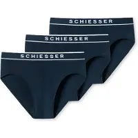 Schiesser Rioslip "95/5" 3er-Pack, mit sportlichem Webgummibund mit kontraststarken -Logo