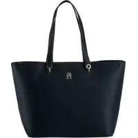 Tommy Hilfiger Shopper "TH EMBLEM TOTE" mit TH-Emblem vorne