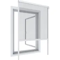 Windhager Insektenschutz-Fensterrahmen "Rollo Basic", BxH: 160x160 cm, kürzbar, inkl. Befestigungsmaterial
