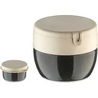 Koziol Müslibox "BENTOBOX M", (Set, 1 tlg.), CO² neutral, Made in Germany. Biozirkulärer Kunststoff