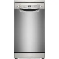 Bosch Serie 2 SPS2HMI42E, Freistehend, Single (45 cm breit), Edelstahl, Edelstahl, 10 Maßgedecke, C