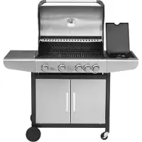 Justus , BBQ Gasgrill "Ares 4 SU", silber, 4+1 Brenner