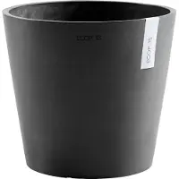 Ecopot's Blumentopf "AMSTERDAM Dark Grey", BxTxH: 40x40x35 cm, mit Wasserreservoir