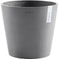 Ecopot's Blumentopf "AMSTERDAM Grey", BxTxH: 40x40x35 cm, mit Wasserreservoir