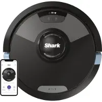 Shark AI Ultra 2-in-1 Saugroboter mit Wischfunktion, Anti-Haarwickel, für Teppich und Hartboden, 110 Min. Laufzeit, manuelle und App-Steuerung, schwarz, RV2600WDEU